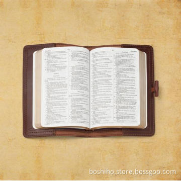China factory waterproof genuine leather bible covers